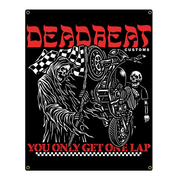  Deadbeat Customs - One Lap Shop Banner 