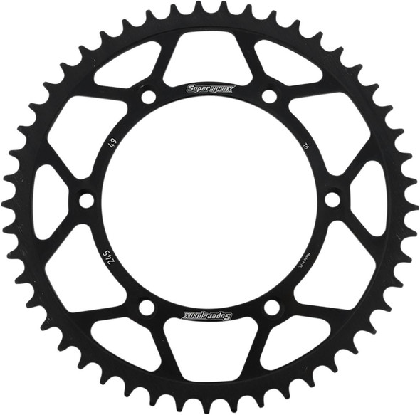 Supersprox - RFE-245-49-BLK - Steel Rear Sprocket - 49 Tooth