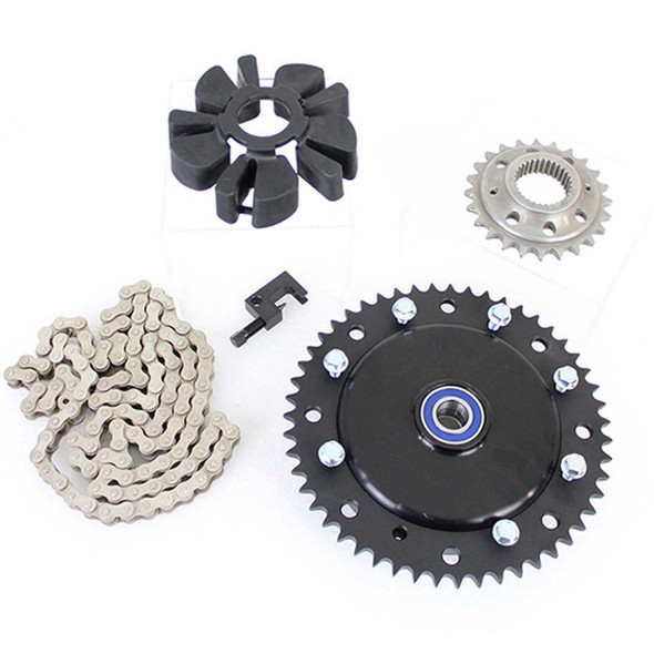 HD Black Touring Cush Drive Chain Conversion Kit Harley Street Glide 17-22