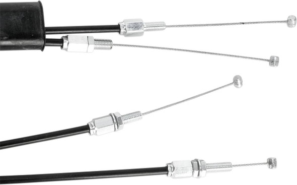 Motion Pro - 02-0514 - Black Vinyl Throttle Cable - Push/Pull - +2" - '02-'17 CRF