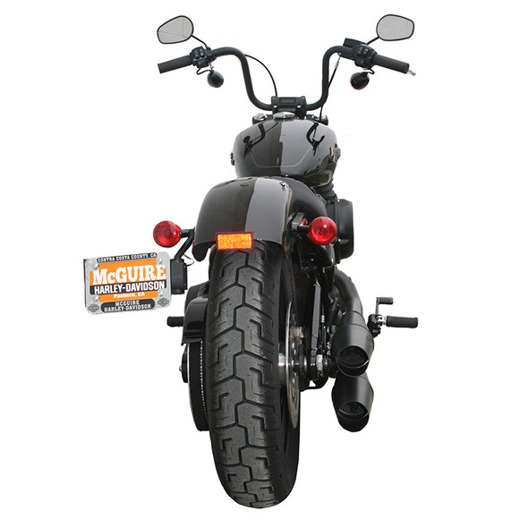 Thunderheader - Black Slip-On Thunder Cones fits '18-'24 Softail Models - Pair