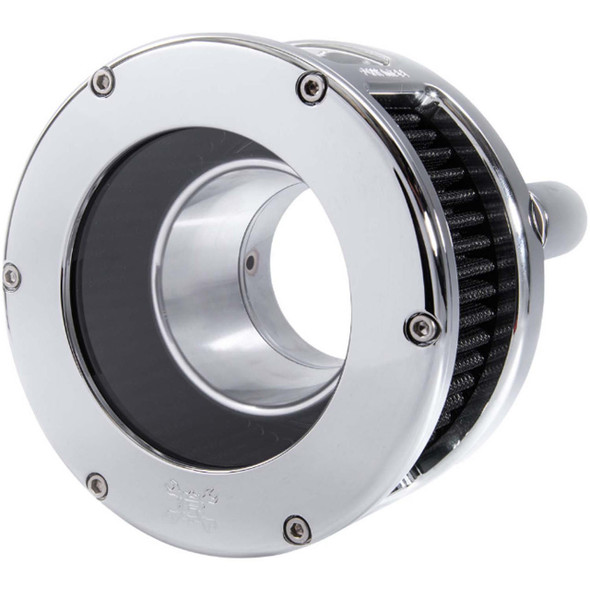 Feuling - Chrome/Black BA Series Air Cleaner Kit W/ Clear Cover fits '17-'23 Touring and '18 & Up M8 Softail Models