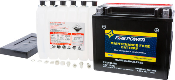 Fire Power - CTX19L-BS - Battery Ctx19L-Bs Maintenance Free