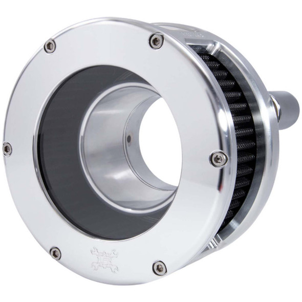 Feuling - Raw/Black BA Series Air Cleaner Kit W/ Clear Cover fits '17-'23 Touring and '18 & Up M8 Softail Models