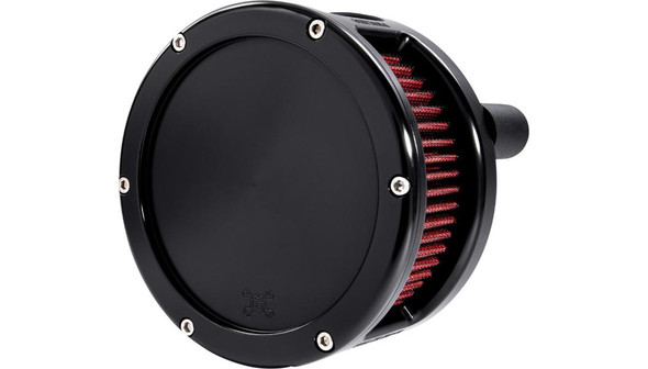 Feuling - Black/Red BA Series Air Cleaner Kit fits '17-'25 Harley M8 Touring (Except '23 FLHXSE/FLTRXSE), '17-'25 H-D FL Trike, '18 & Up M8 Softail Models