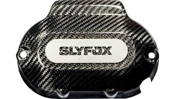 Slyfox - Gloss Carbon Fiber Transmission Cover fits '17-'20 Touring Models