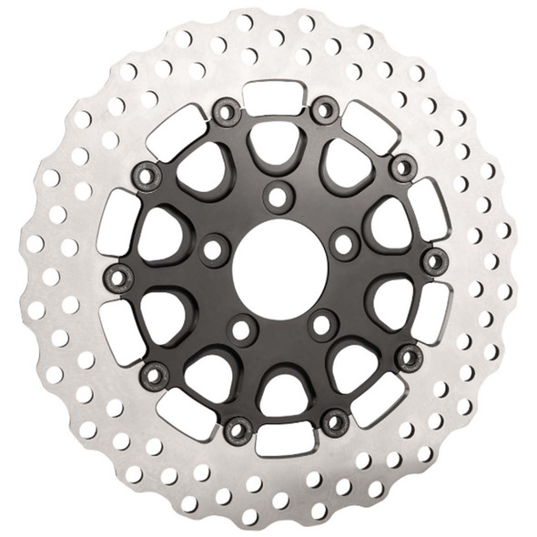 Slyfox - Black 11.8" Front Brake Rotor fits '08 & Up Harley Touring Front Wheels