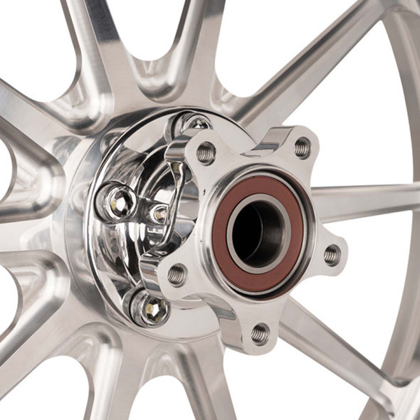 Slyfox - Machined Track Pro Rear/Single Disc Wheel fits '08-'23 Harley Touring W/O ABS - 18" X 5.5"