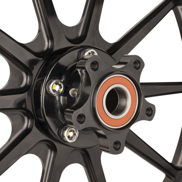 Slyfox - Black Track Pro Rear/Single Disc Wheel W/O ABS - 17" X 6"
