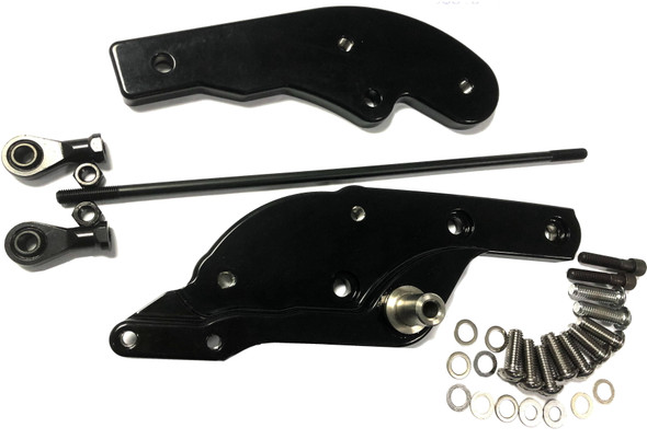 Harddrive - 056319 - Forward Control Extention Kit Black `18-Up Softail