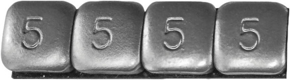 K&L - 32-3494 - Wheel Weights 5 Gram Silver 360 Piece/Box