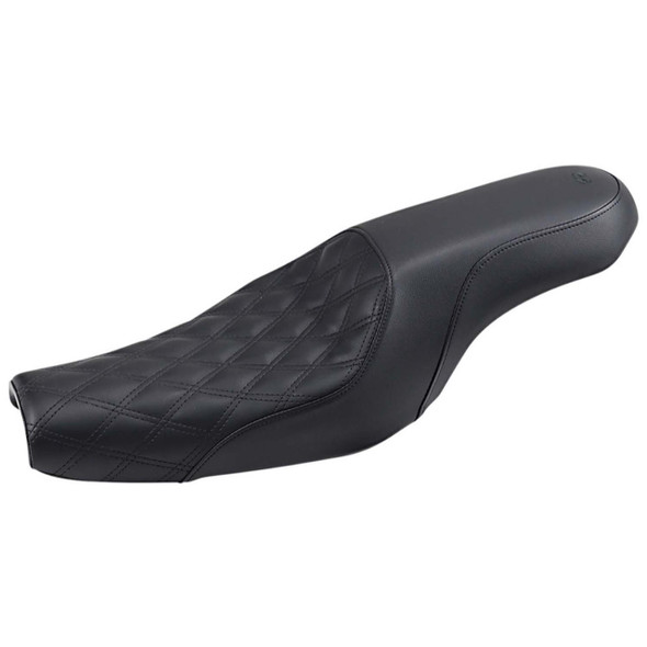 Saddlemen - Profiler Lattice Stitch Seat fits '04-'23 Harley Sportster Models W/ 3.3 & 2.1 Gallon Tanks