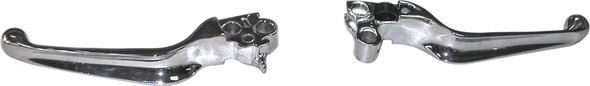 Harddrive - 053114 - Smooth Lever Set Chrome Big Twin 96-16 Xl 96-03