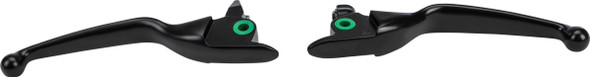 Harddrive - 053885 - Smooth Lever Set Black Flt 17-20 Except Tri Glide