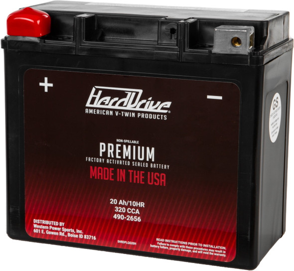 Harddrive - HRDM72RGH - Premium Battery Gyz20H / Ytx20H Cca 320