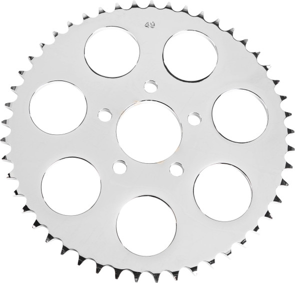 Harddrive - 201653 - Rear Sprocket 49T Chrome Big Twin 00-13