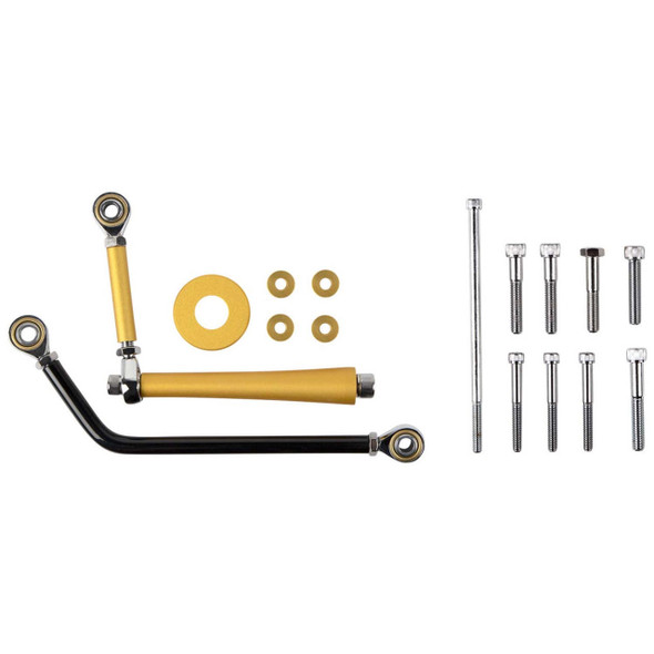 Performance Machine - Gold Mid Controls fits '14-'16 Harley Touring Models