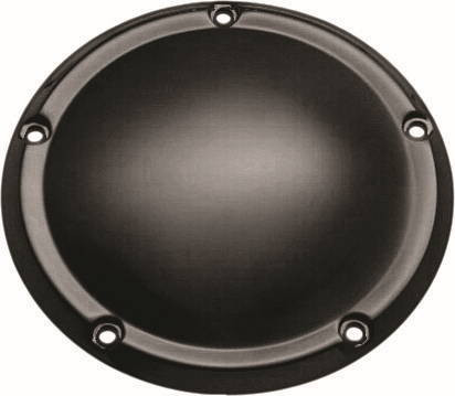 Harddrive - 302702 - Smooth Derby Cover Satin Black Big Twin 99-16