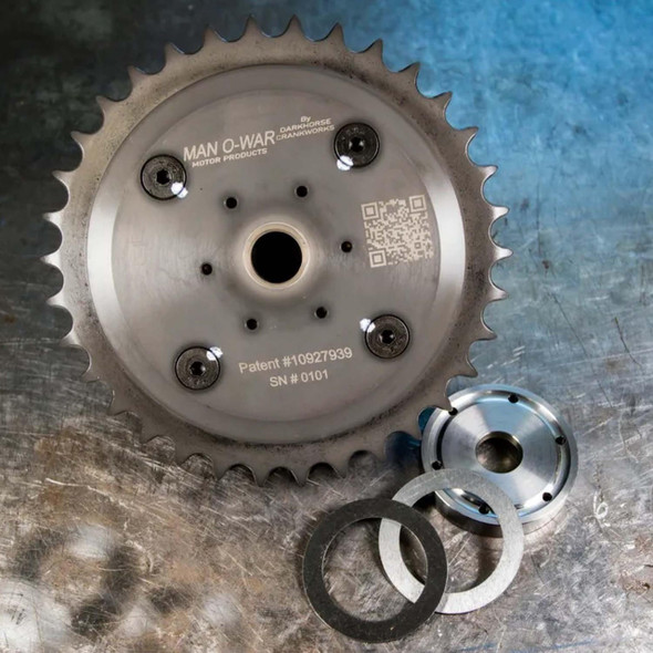 Darkhorse Motor Company - 34-Tooth Man-O-War Motorsprocket fits '17-'23 Touring and '18 & Up M8 Softail Models