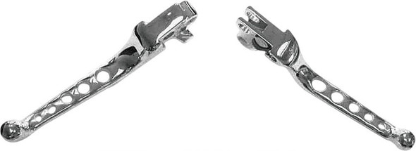 Harddrive - 053523 - 5-Hole Lever Set Chrome Big Twin 07-Up