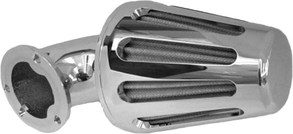 Harddrive - 120236 - Ram Air Filter Chopped Chrome 4.5"X10"