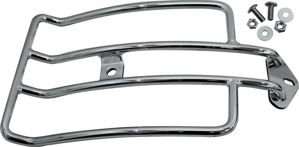 Harddrive - C77-0081 - Solo Luggage Rack Chrome 06-17 Softail W/ 200Mm Tire