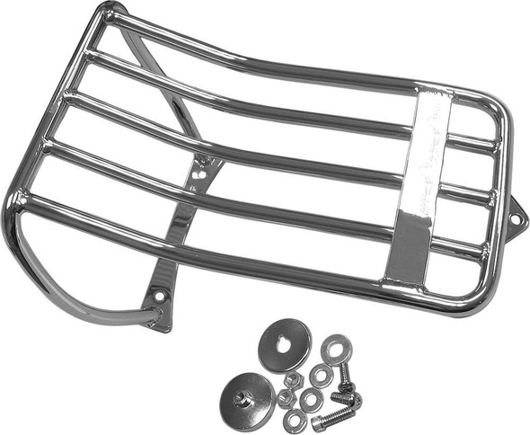 Harddrive - C77-0071 - Luggage Rack Chrome Fxst W/ Bobtail Fender