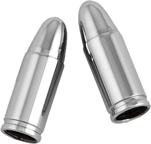 Harddrive - W99-6210 - Valve Stem Caps Chrome Bullet Pr