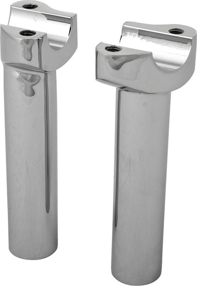 Harddrive - 241003 - H-Bar Risers 5.5" Straight Chrome