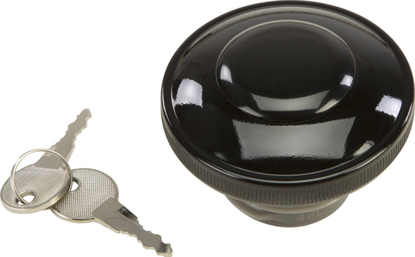Harddrive - 03-0320AB-B - Gas Cap Screw-In W/Lock&Cover Non-Vented Black
