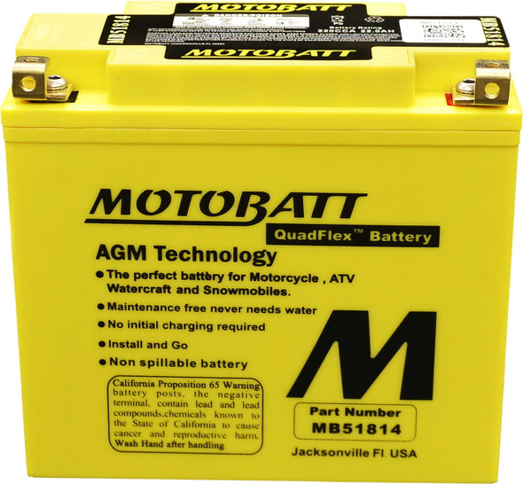 Motobatt - MB51814 - Battery Mb51814 Sealed Factory Activated