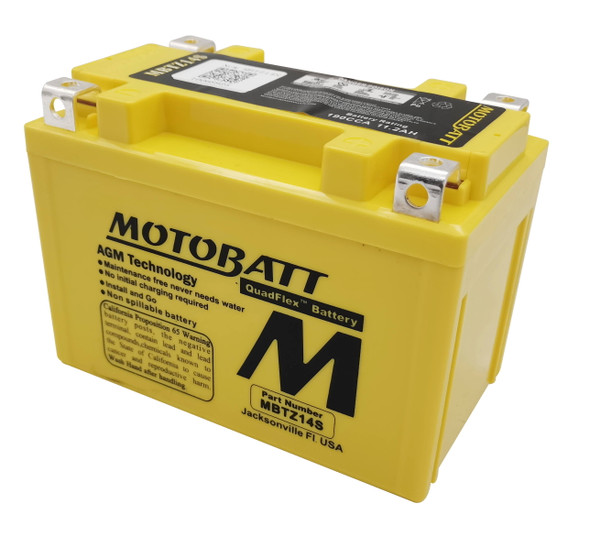 Motobatt - MBTZ14S - Battery Mbtz14S Sealed Factory Activated