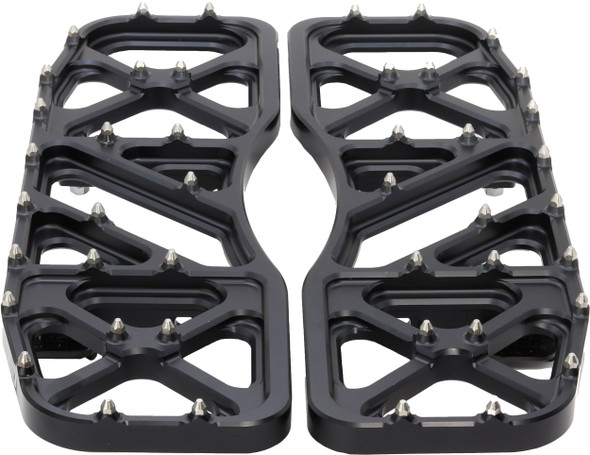 Flo Motorsports - FPEG-800V5-2BLK - V5 Floorboards Black Indian