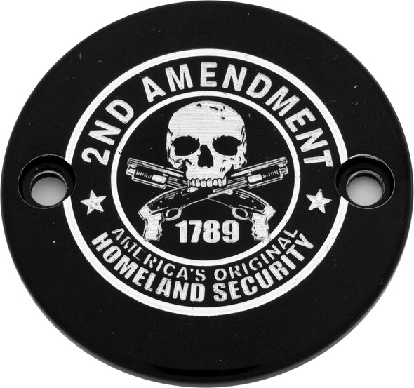 Custom Engraving - PATR19-63BG - M8 Timer Cover 2A Black