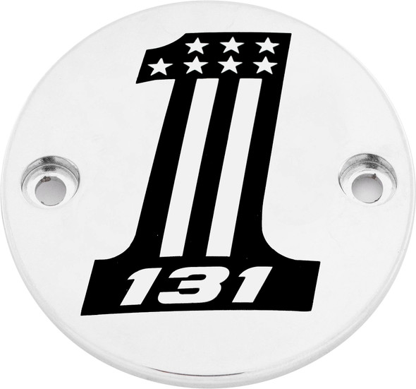 Custom Engraving - 131-14-63 - M8 Timer Cover 131 Chrome