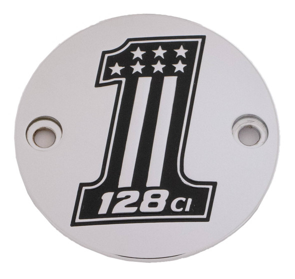 Custom Engraving - 128-14-63 - M8 Timer Cover 128 Chrome