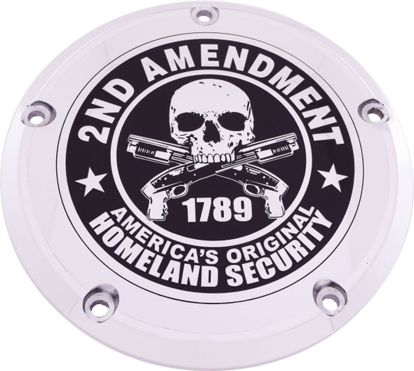 Custom Engraving - PATR19-12 - 7 Tc Derby Cover 2A Chrome