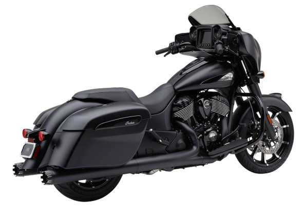 Cobra - 5206B - 4" Nh Dual Cut Slip-Ons Black Indian Gen-1 Bag