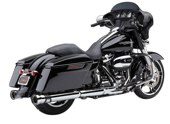 Cobra - 6216 - 4" Race-Pro Slip-Ons Chrome Flh/Flt 17-22