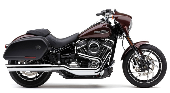 Cobra - 6520 - 909-Twins 4" Slip-Ons Chrome Flsb 18-22