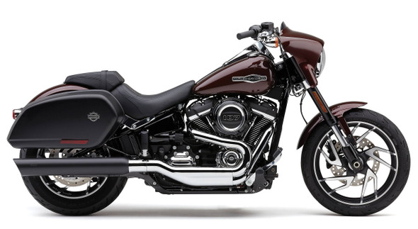 Cobra - 6520B - 909-Twins 4" Slip-Ons Black Flsb 18-22