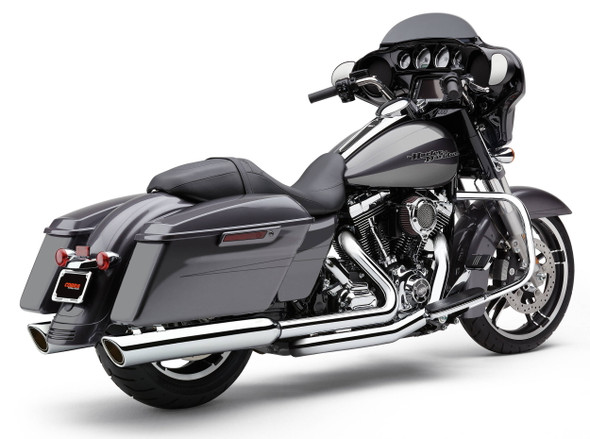 Cobra - 6106 - 909-Twins 4" Slip-Ons Chrome Flh/Flt 95-16