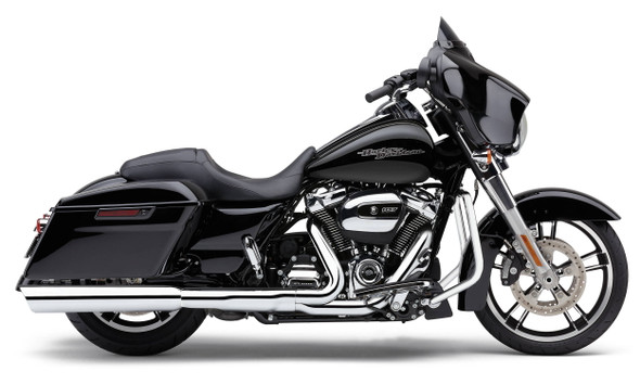 Cobra - 6108 - 909-Twins 4" Slip-Ons Chrome Flh/Flt 17-22