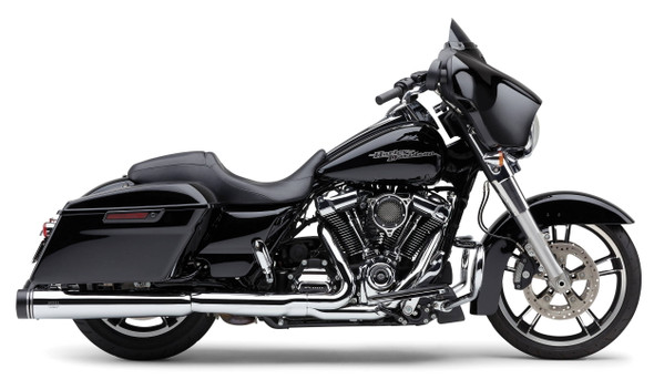 Cobra - 6291 - 4.5" Groove Tip Slip-On Chrome Flh/Flt 17-22