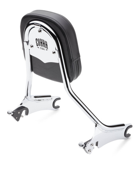 Cobra - 502-2005 - Detach Backrest-Tall-Med Pad Chrome Chieftain 14