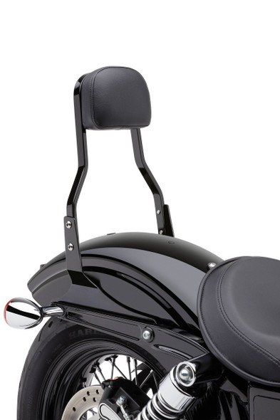 Cobra - 602-1202B - Short Sissy Bar Black Dyna 06-17