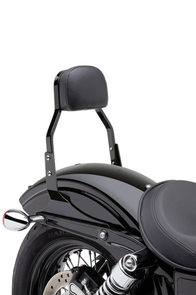 Cobra - 602-1101B - Mini Sissy Bar Black Flh/Flt 07-17