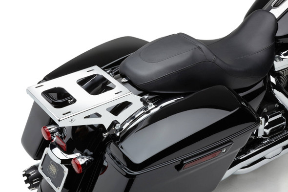 Cobra - 602-2702 - Detach 2-Up Tour Pack Mount Chrome Flh/Flt 14-22