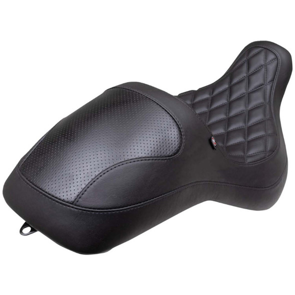 Mustang - Black Double Diamond Extreme Fastback™ Seat fits '18-'25 FLFB/​FLFBS Models
