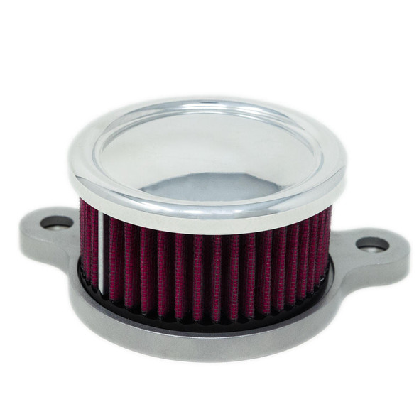 Motorcycle Supply Co. - Standard/ Chrome Air Cleaner Kit - fits '91 & Up XL Sportster Models